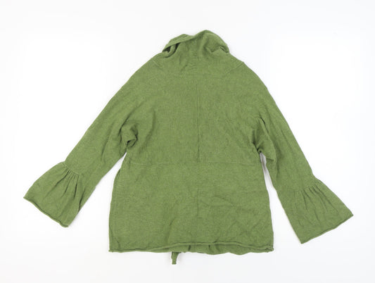 Principles Women's Green Cardigan Size 12 Knit