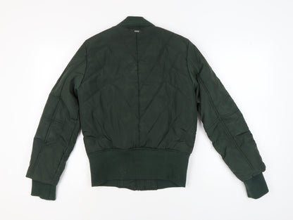 Wrangler Men's Green Bomber Jacket M Slim Fit