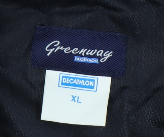 Mens UK Size XL DECATHLON Black Basic Jacket