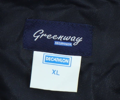 Mens UK Size XL DECATHLON Black Basic Jacket