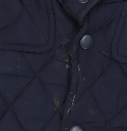 Next Boys Blue Quilted Hooded Jacket 2-3 Years