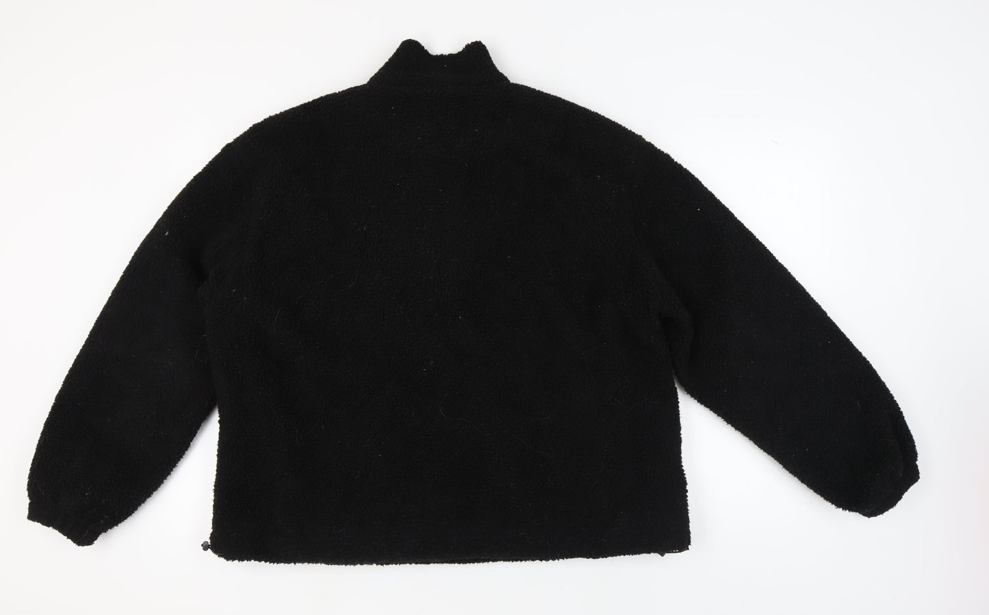 PrettyLittleThing Women's Black Logo Sweatshirt Size 12