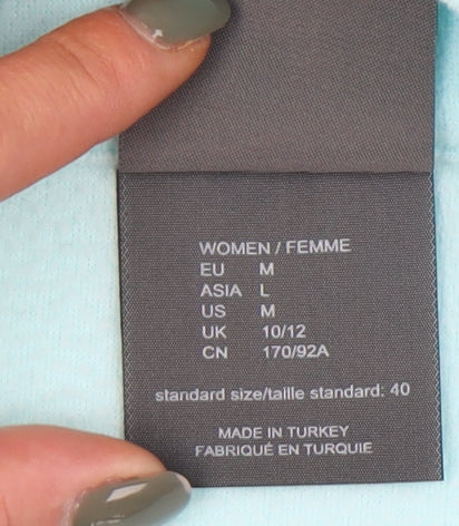 Womens UK Size 10 Jack Wolfskin Blue Pullover Sweatshirt