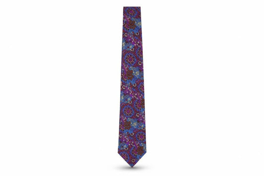 Mens Pierre Cardin Multicoloured Floral 100% Silk  Tie
