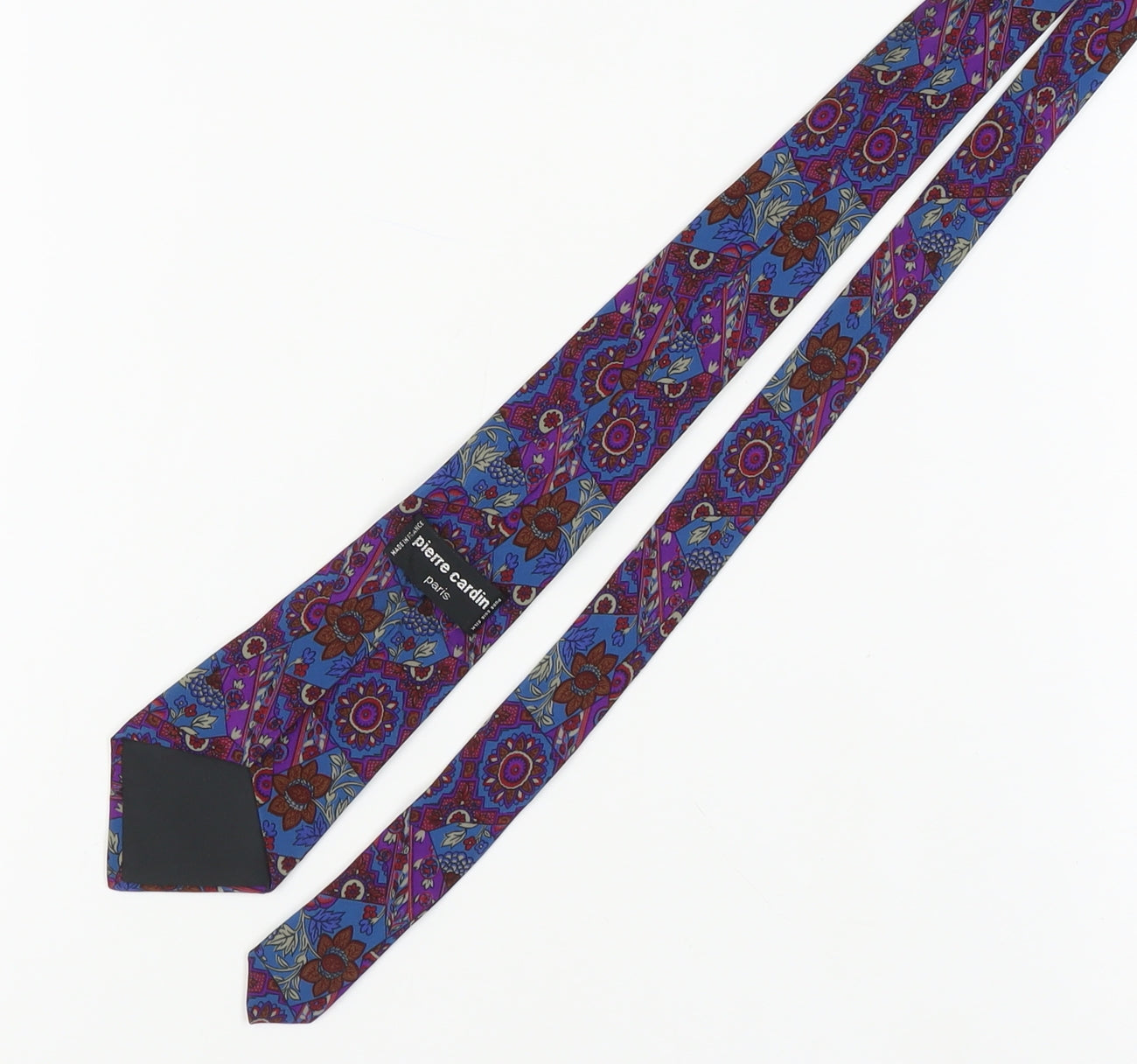 Pierre Cardin Men’s Multicoloured Floral Silk Tie