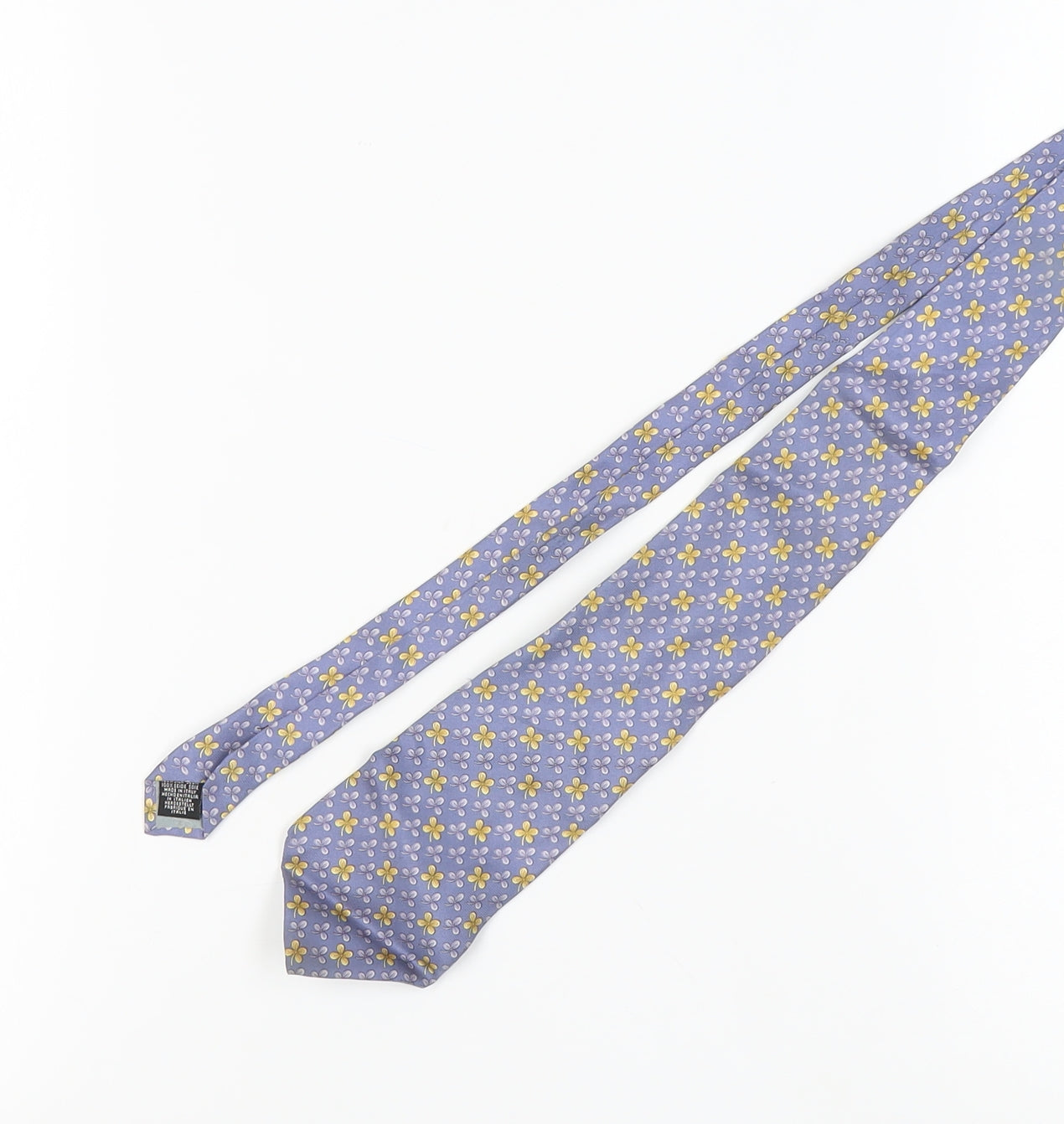 Mens Beaufort Blue Floral 100% Silk  Tie