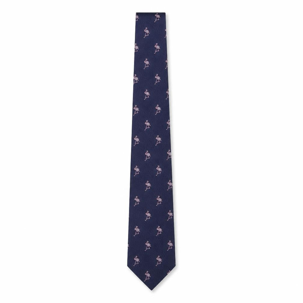 Mens NEXT Blue Animal Print 100% Polyester Slim Tie