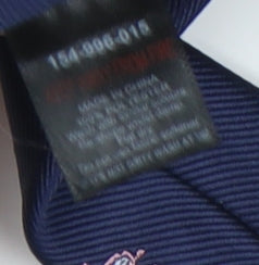 Next Men's Blue Slim Animal Print Tie