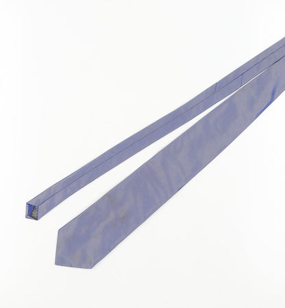 River Island Men's Blue Silk Slim Tie, One Size