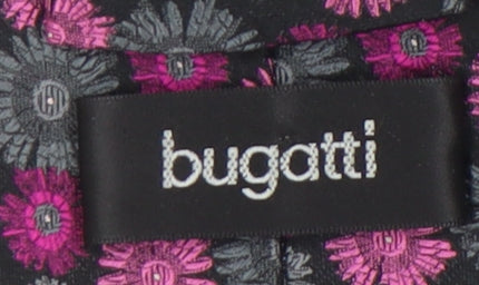 Mens Bugatti Multicoloured Floral 100% Silk  Tie