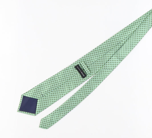 Thomas Nash Green Geometric Men's Tie - Excellent Condition