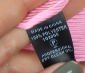 Next Men's Pink Polyester Tie