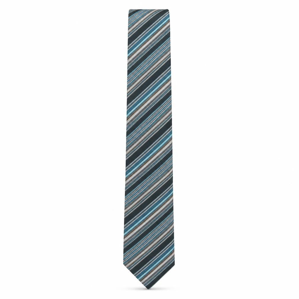 Marks & Spencer Men's Blue Striped Designer Tie