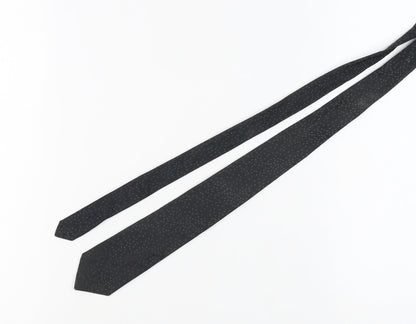 Marks and Spencer Men's Black Silk Geometric Tie