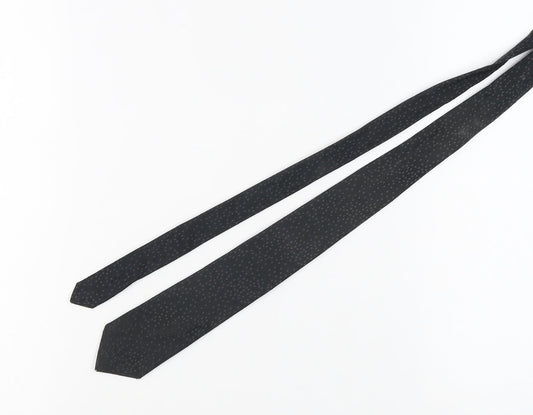 Marks and Spencer Men's Black Silk Geometric Tie