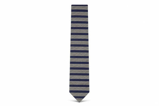 Mens Austin Reed Blue Striped 100% Silk  Tie