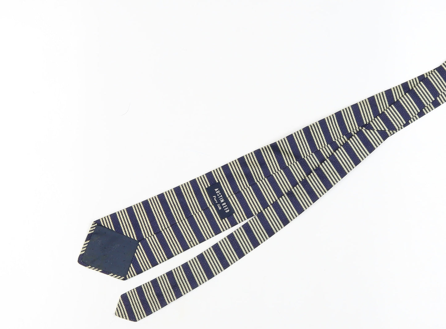 Austin Reed Men's Blue Striped Silk Tie