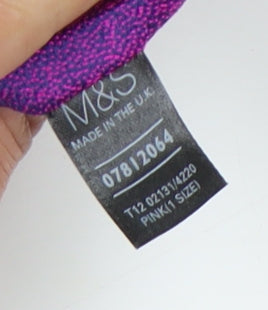Marks and Spencer Men's Purple Tie One Size