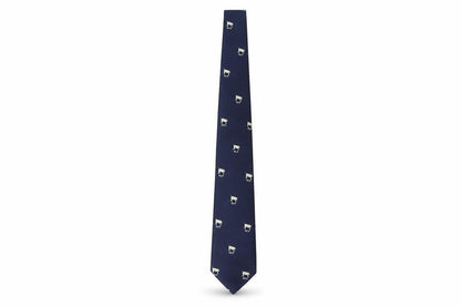 Madison Men's Blue Animal Print Polyester Tie
