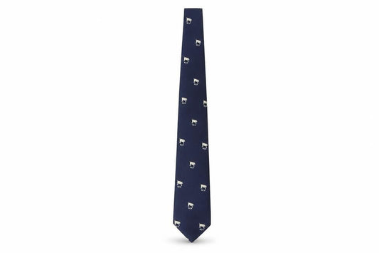Madison Men's Blue Animal Print Polyester Tie