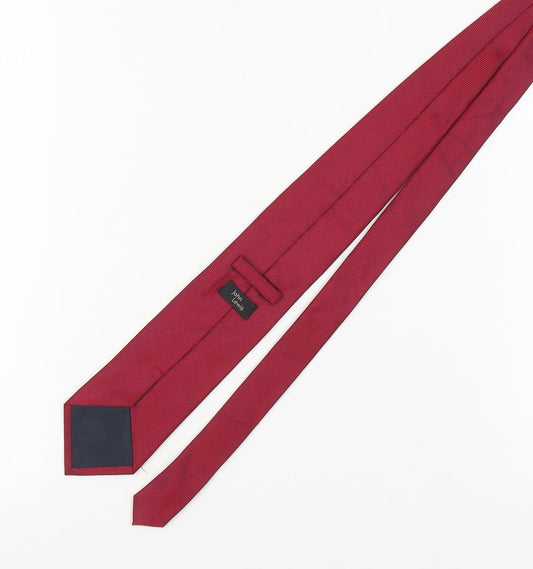 John Lewis Men's Red Silk Handmade Tie