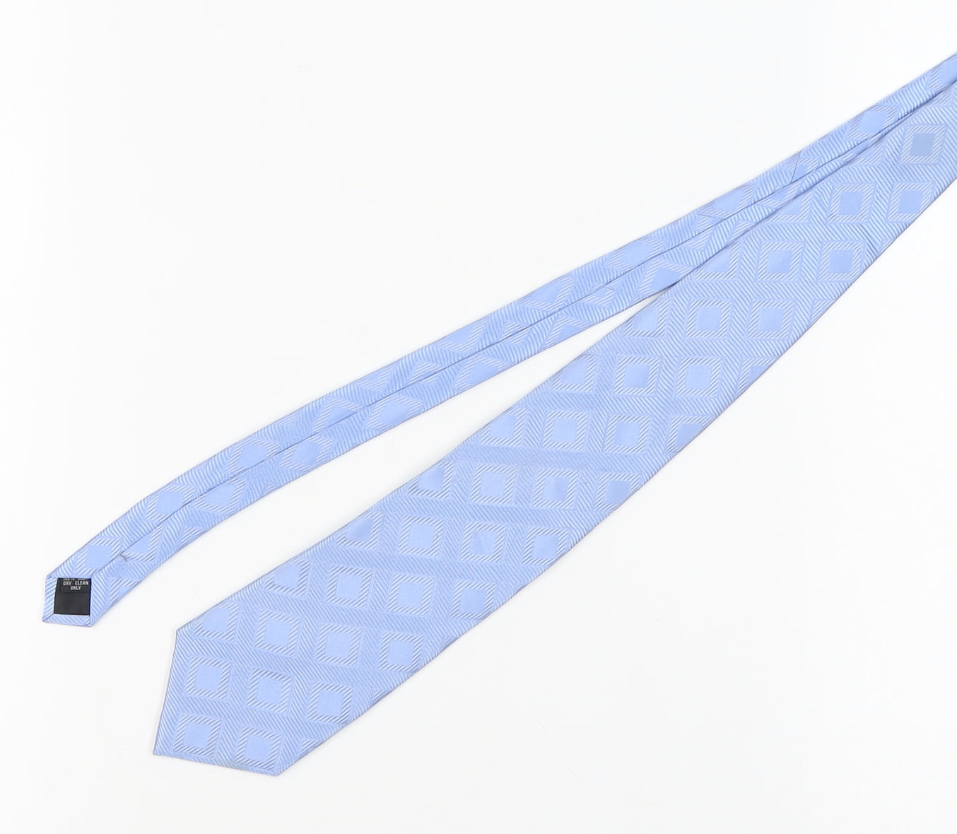 Pierre Cardin Men's Blue Geometric Silk Tie