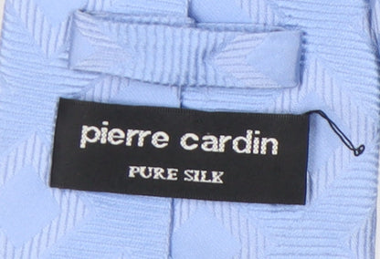 Pierre Cardin Men's Blue Geometric Silk Tie