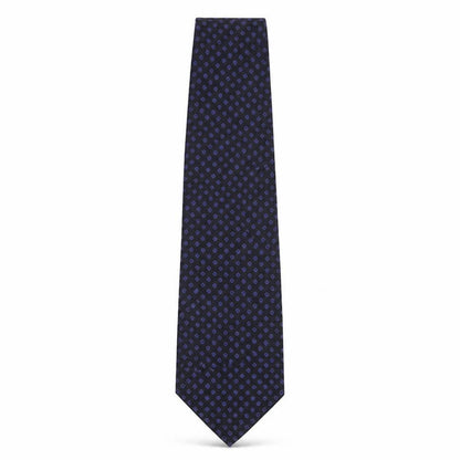 Marks & Spencer Men’s Blue Silk Geometric Tie