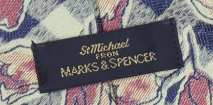 Marks and Spencer Men's Multicoloured Floral Tie