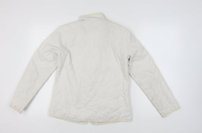 GAP Women’s White Quilted Jacket, Size S