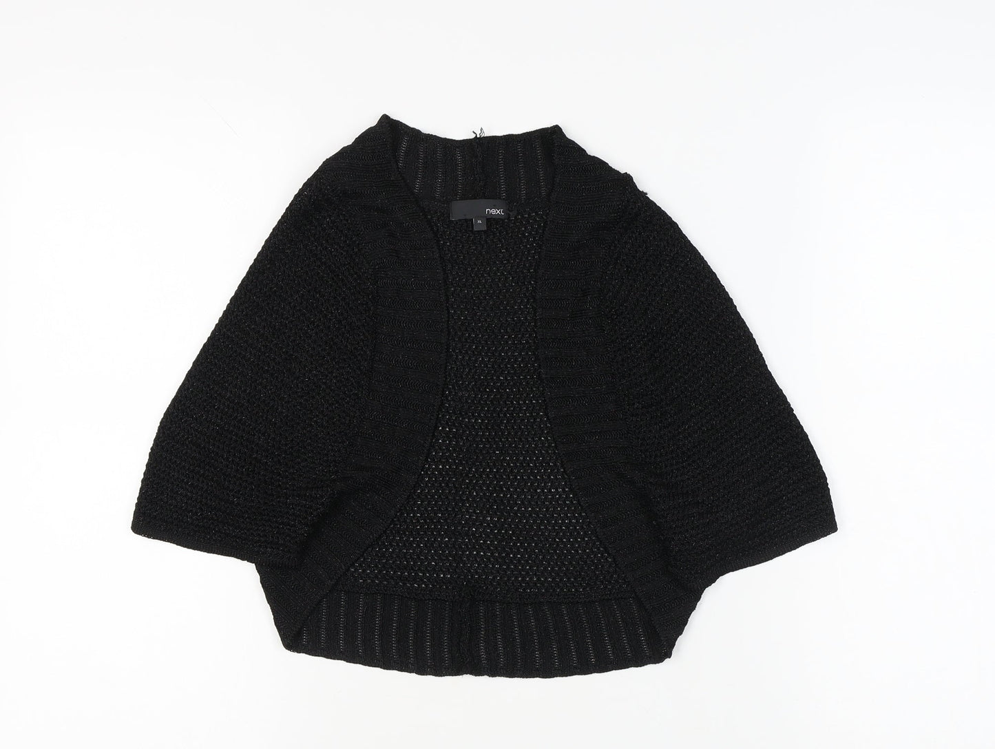 Womens UK Size XL NEXT Black Cardigan Jumper