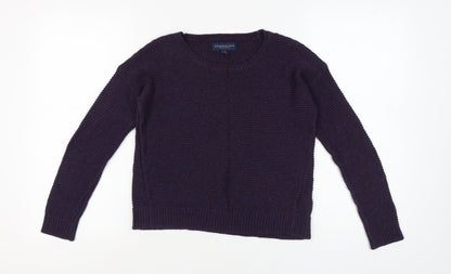 Aeropostale Women's Multicoloured Crew Neck Jumper, Size S