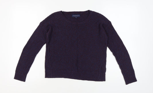 Aeropostale Women's Multicoloured Crew Neck Jumper, Size S