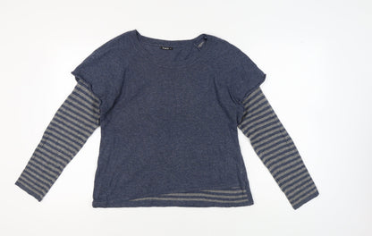 Womens UK Size 16 Roman Blue Pullover Jumper
