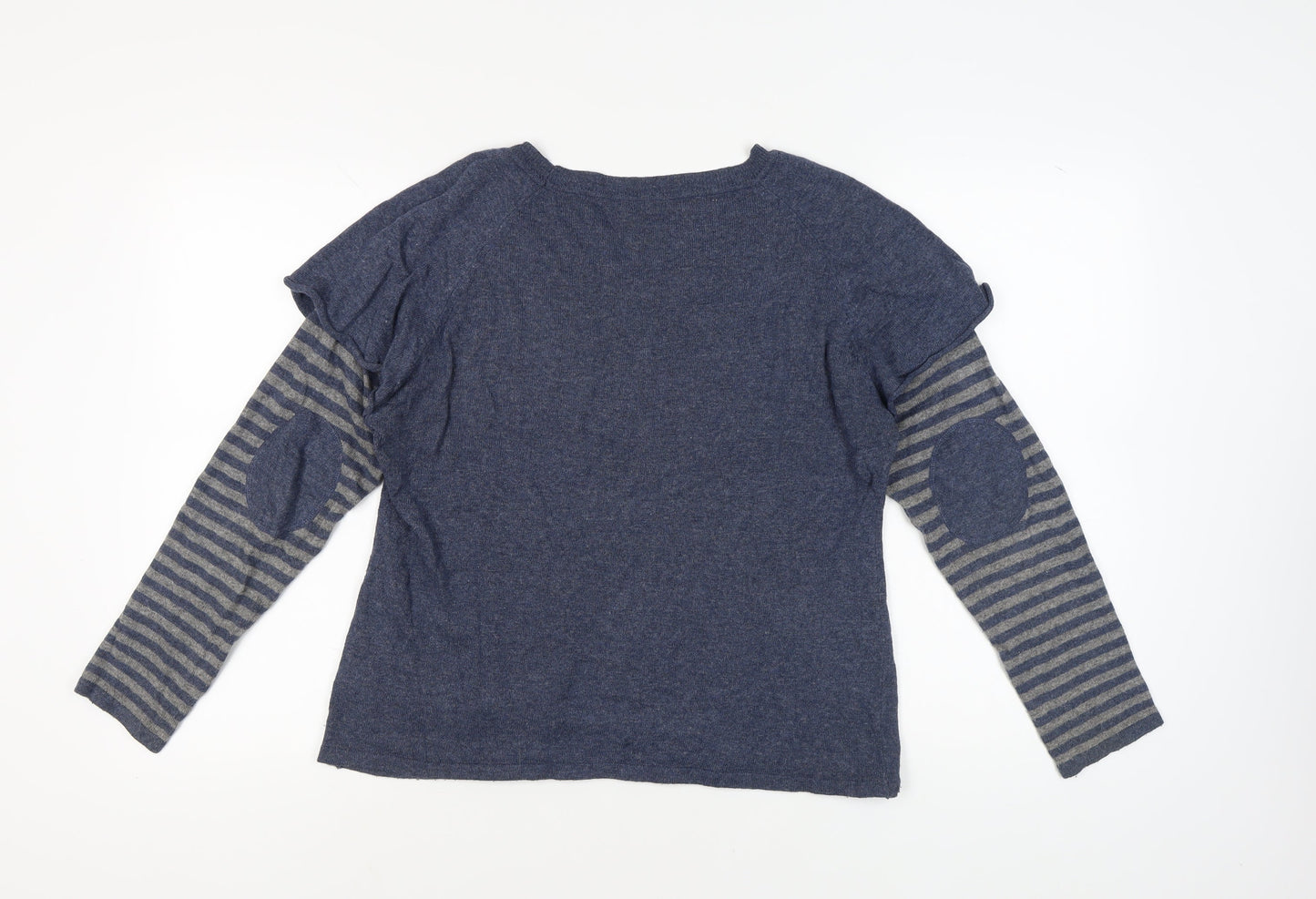 Womens UK Size 16 Roman Blue Pullover Jumper