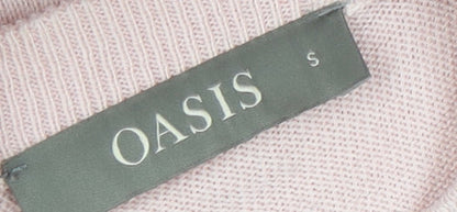 Womens UK Size S Oasis Pink Pullover Jumper