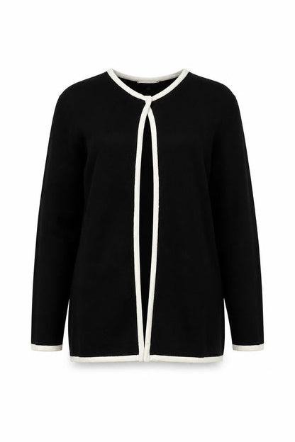 Womens UK Size M Viyella Black Cardigan Jumper