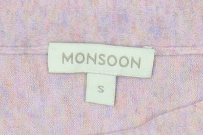 Womens UK Size S Monsoon Pink Pullover Jumper