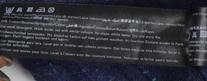 Jack Wills Men's Blue Cable-Knit Pullover Jumper S