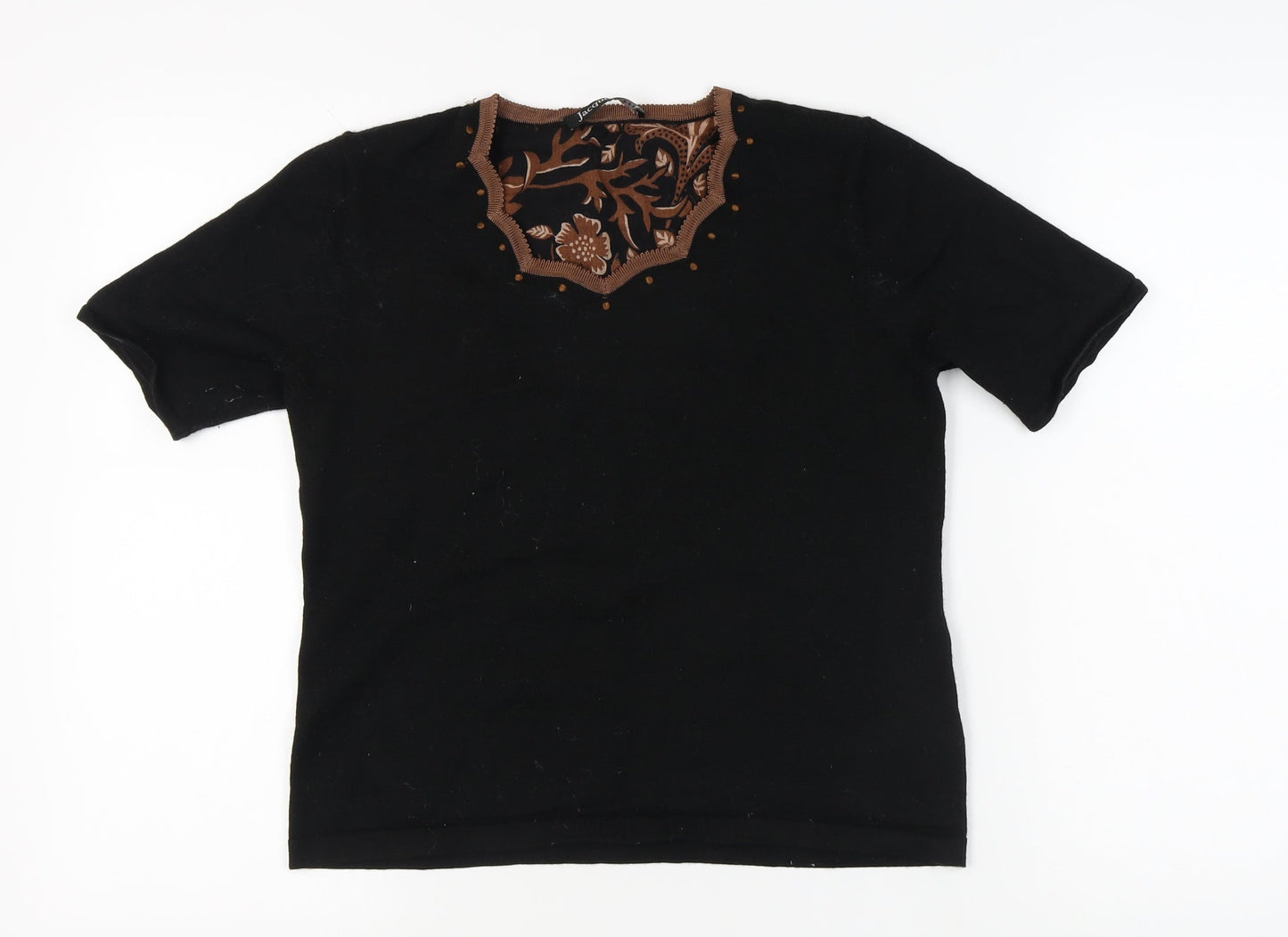 Womens UK Size M Jacques Vert Black  Jumper