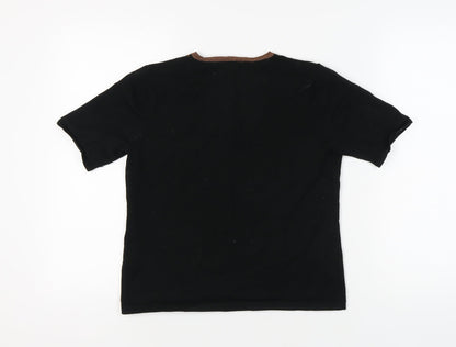 Womens UK Size M Jacques Vert Black  Jumper