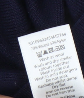 David Emanuel Women's Black Beaded Cardigan - Size 10