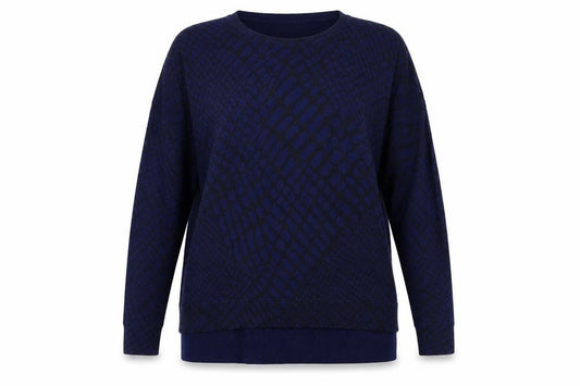 Womens UK Size 8 Whistles Blue Pullover Jumper