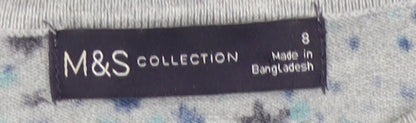 Womens UK Size 8 Marks and Spencer Grey Jumper Jumper