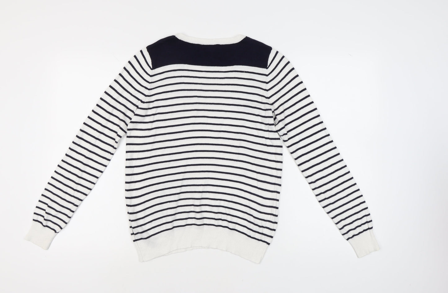 Womens UK Size M Oasis White Pullover Jumper