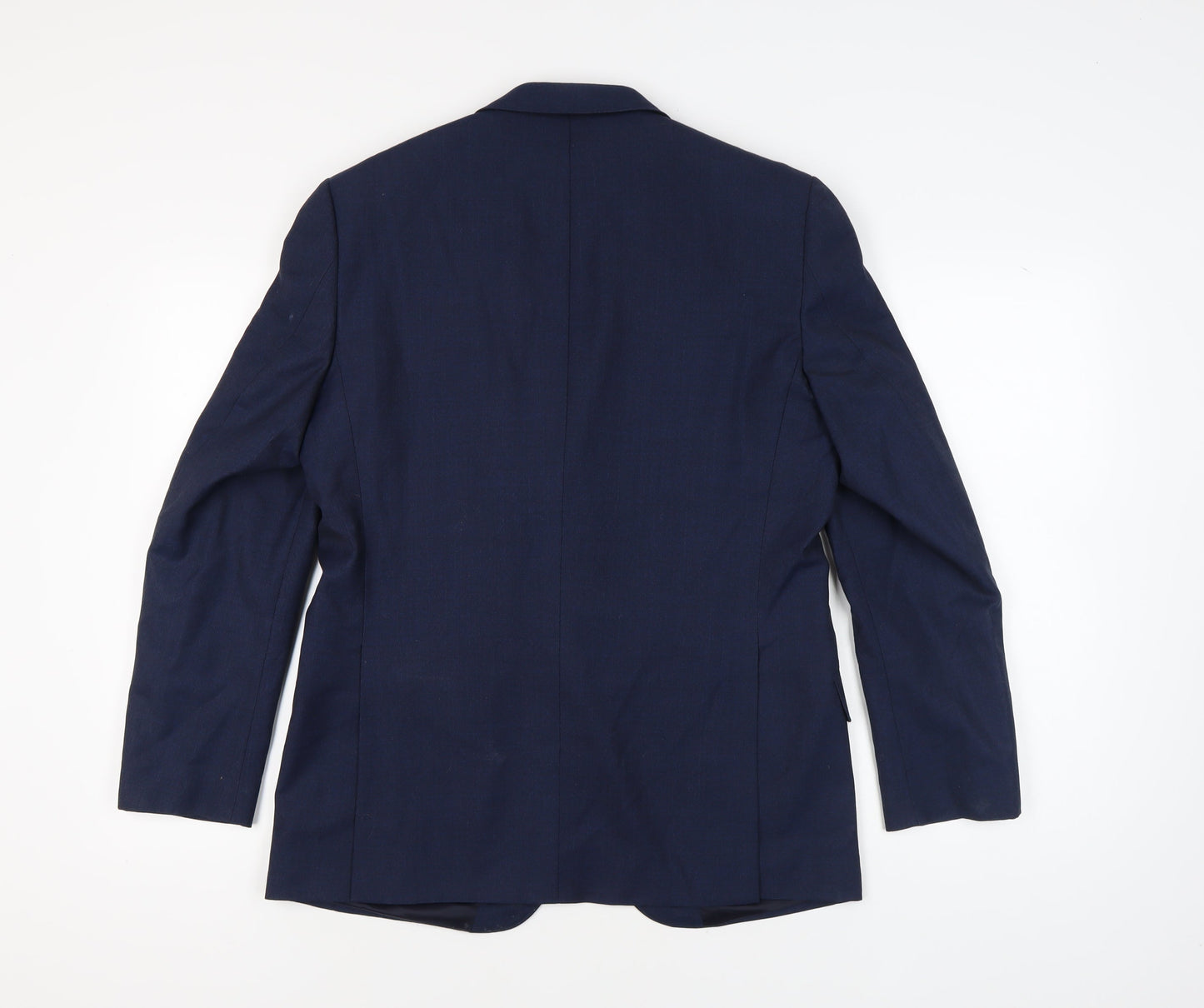 Mens UK Size 40 Simon Carter Regular Blue Suit Jacket