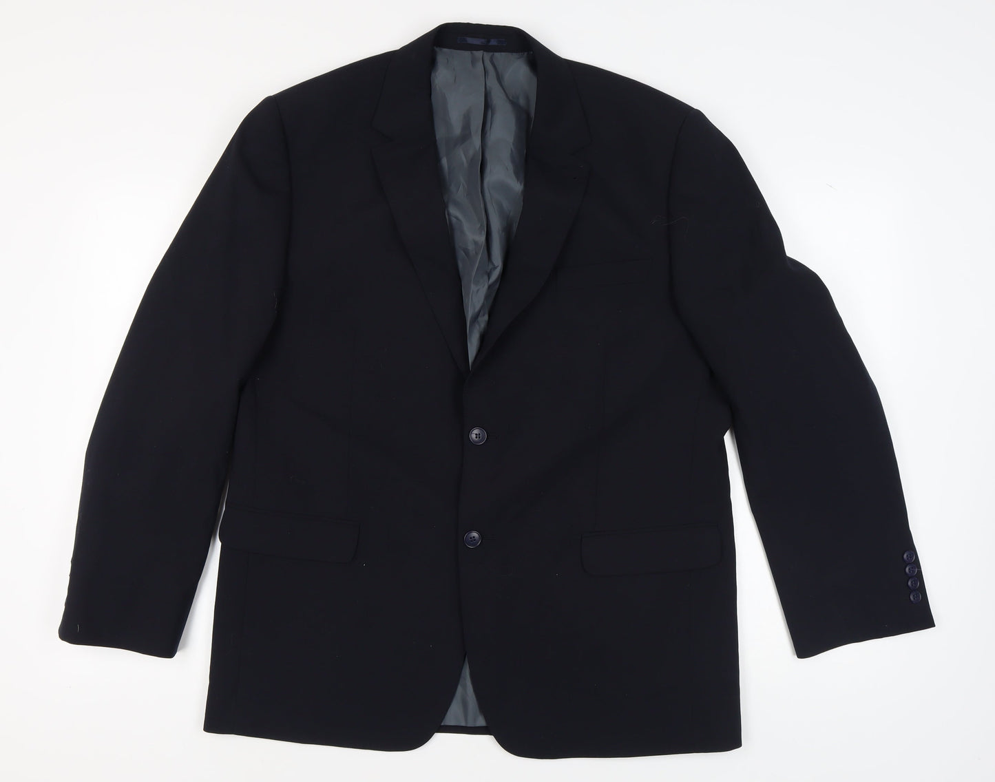 Mens UK Size 44 Greenwoods Regular Black Suit Jacket