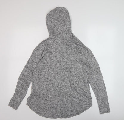 Hollister Women's Grey Pullover Hoodie, Size S, Regular Fit