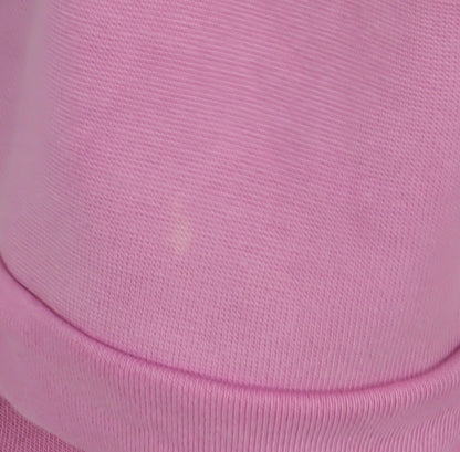 Nike Women's Pink Pullover Sweatshirt, Size M - Logo Design