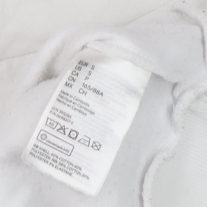 Divided Women's White Pullover Cropped Sweatshirt S